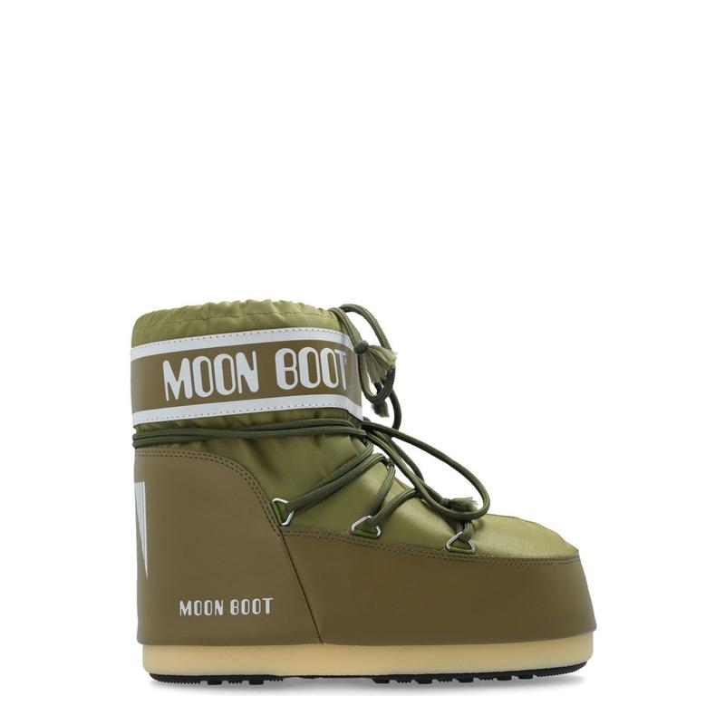 Moon Boot 女士 FW25 靴子 Icon Logo 印花繫帶靴
