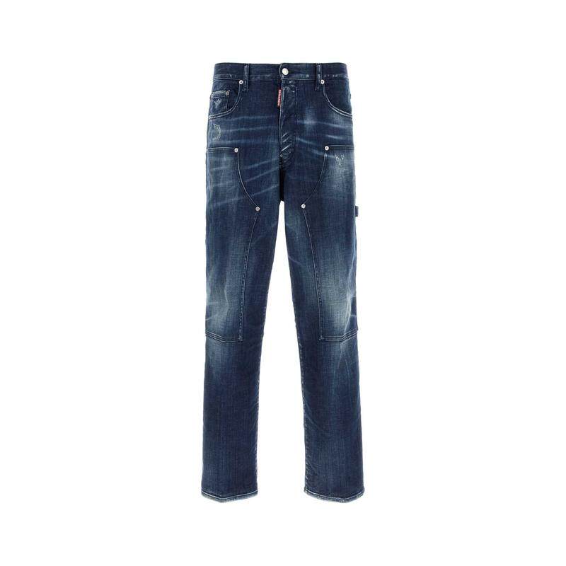 DSquared2 男士 SS25 牛仔长裤 腰带环牛仔裤