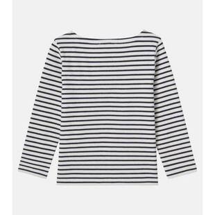 Bonpoint 男童 T恤 Baudelaire 条纹棉质童装