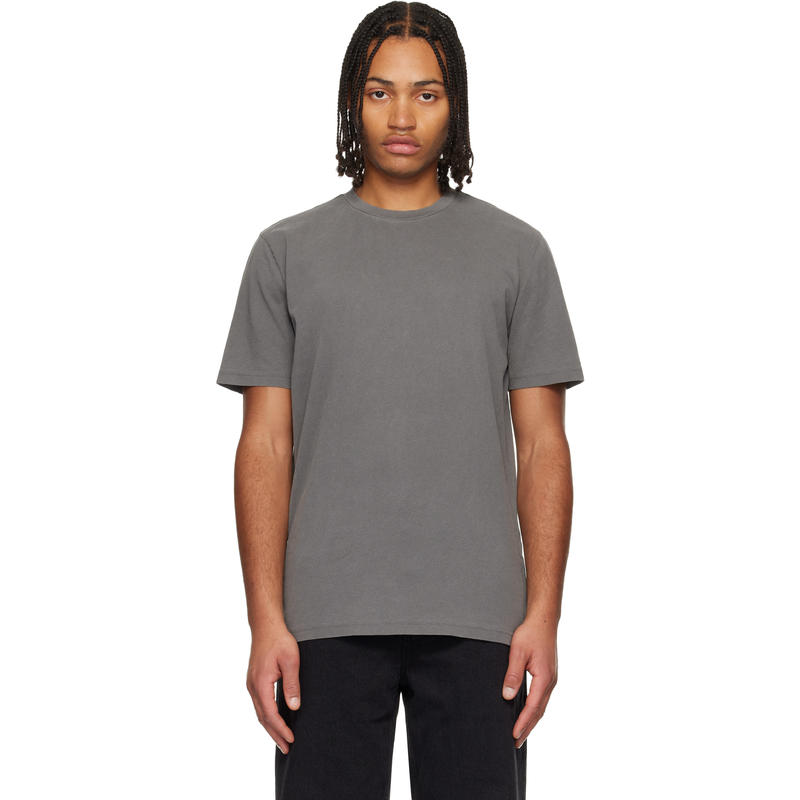 A.P.C. 男士 T恤 灰色 APC Printemps 26 T 恤