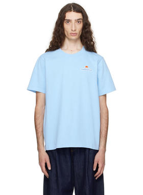 Casablanca 男士 T恤 蓝色 Montagne Patch T 恤