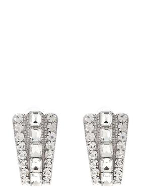 Self-Portrait 女士 FW25 配饰 'Multi Crystal' 耳环