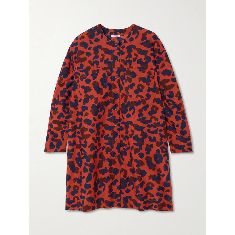 ERES 女士 衬衫 Récifs 印花棉质真丝混纺衬衫