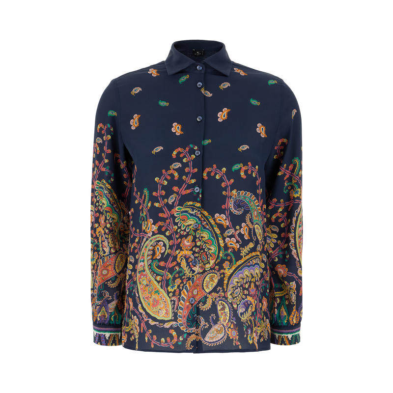 Etro 艾绰 女士 SS26 衬衫 花朵佩斯利印花