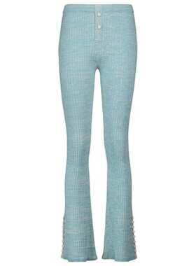 Live The Process 女士 运动长裤 灰色喇叭运动裤