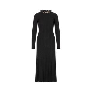 Paco 连衣裙 鏈條細部針織長裙 女士秋冬新品 Rabanne