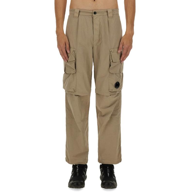 C.P. Company 男士 SS25 长裤 CP公司寬鬆工裝褲