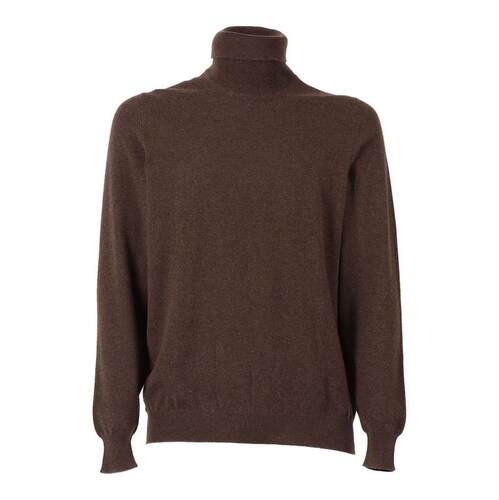 Fedeli 男士 FW25 上衣 Derby 修身高领套头衫
