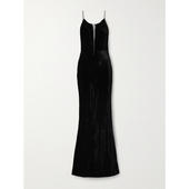 SS26 女士 礼服 Maxime 连衣裙 Nili 剪口天鹅绒长款 Lotan