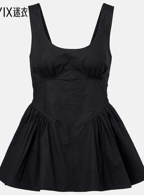 Proenza Schouler 女款White-Label Bader 棉混纺府绸上衣 迷衣时