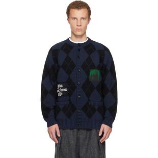 UNDERCOVER 高桥盾 男士 开衫 海军蓝 UP2E4901