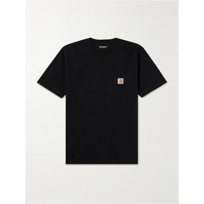 Carhartt WIP 卡哈特 男士 T恤 Logo-Appliquéd 棉针织