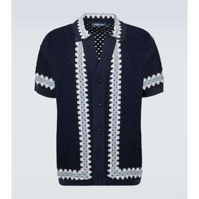 Frescobol Carioca 男士 开衫 Pinto 钩花棉质保龄球衬衫