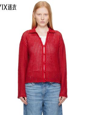 Rag & Bone 女款红色 Khloe 开衫 迷衣时尚