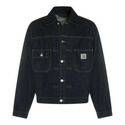 Carhartt WIP 卡哈特 男士 SS26 夹克 BELMAR 深蓝棉质牛仔布