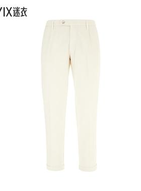 【秋季新品】Re-Hash 男款米白色弹力棉混纺长裤 迷衣时尚