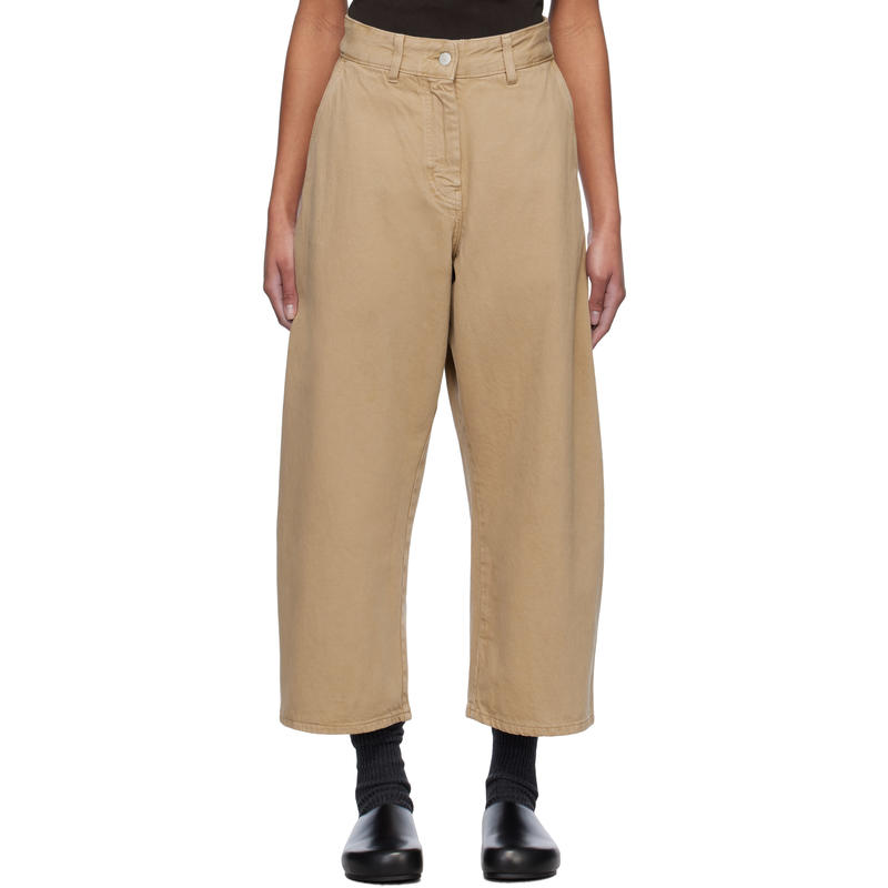 Studio Nicholson 女士 牛仔长裤 黄褐色 Chalco 牛仔裤