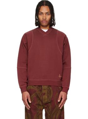 Vivienne Westwood西太后 男士 卫衣 红色 Pourpoint 套头衫