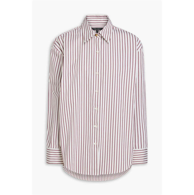 Rag  Bone 瑞格布恩 女士 上衣 Jessica 条纹棉质府绸衬衫