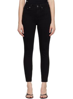 Ksubi 女士 牛仔长裤 黑色 Hi N Wasted 牛仔裤