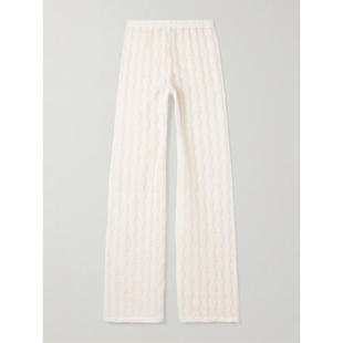 Sara Cristina 女士 罩衫 Playa 洞洞针织棉混纺长裤