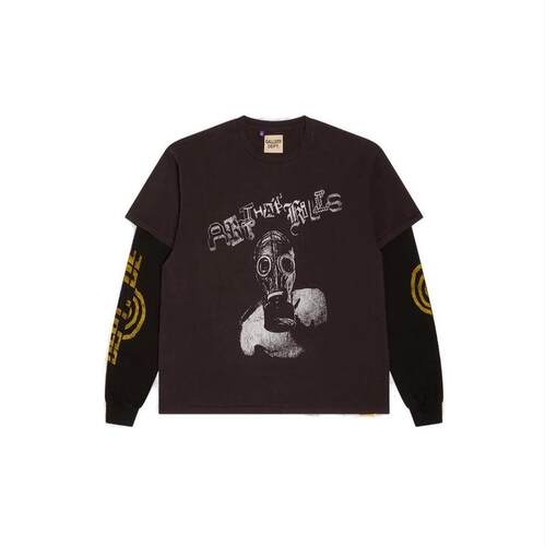 Gallery Dept. 男士 SS26 T恤 Noise 2 Fer 叠层长袖