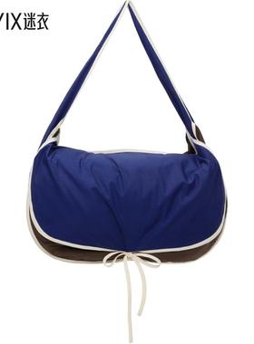 SC103 男款蓝色 & 棕色 Passage 单肩包 迷衣时尚