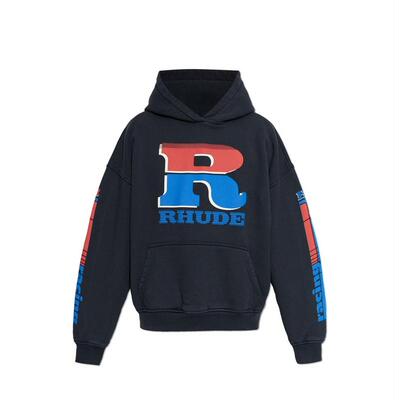 Rhude 男士 SS26 卫衣 标志印花连帽衫