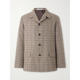 夹克 SS26 格纹真丝亚麻混纺花呢 男士 AURALEE