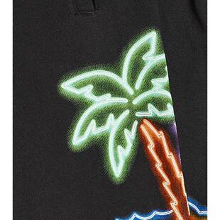 Palm Angels 棕榈天使 男童 运动长裤 印花棉质针织运动裤童装