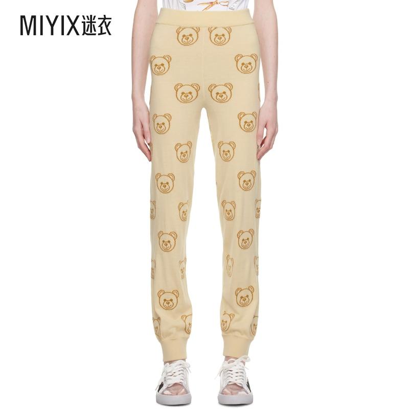 Moschino 莫斯奇诺 女士 米色 Teddy Bear 运动裤