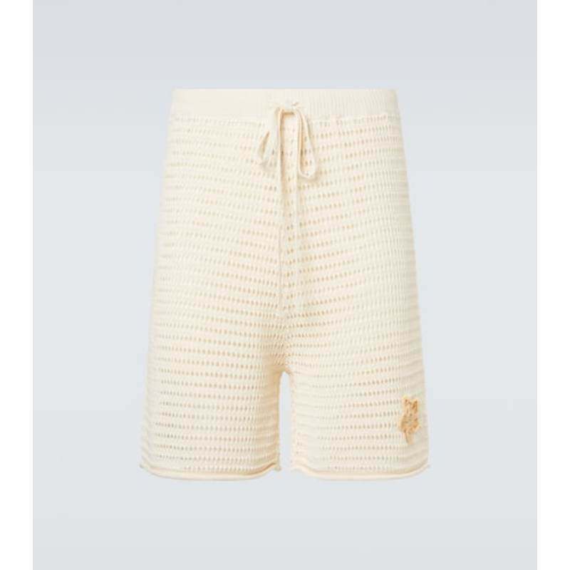 COMMAS 男士 短裤 钩花花朵装饰洞洞针织百慕大短裤,男装,短裤,淘宝优惠券,粉丝福利购,淘宝优惠卷