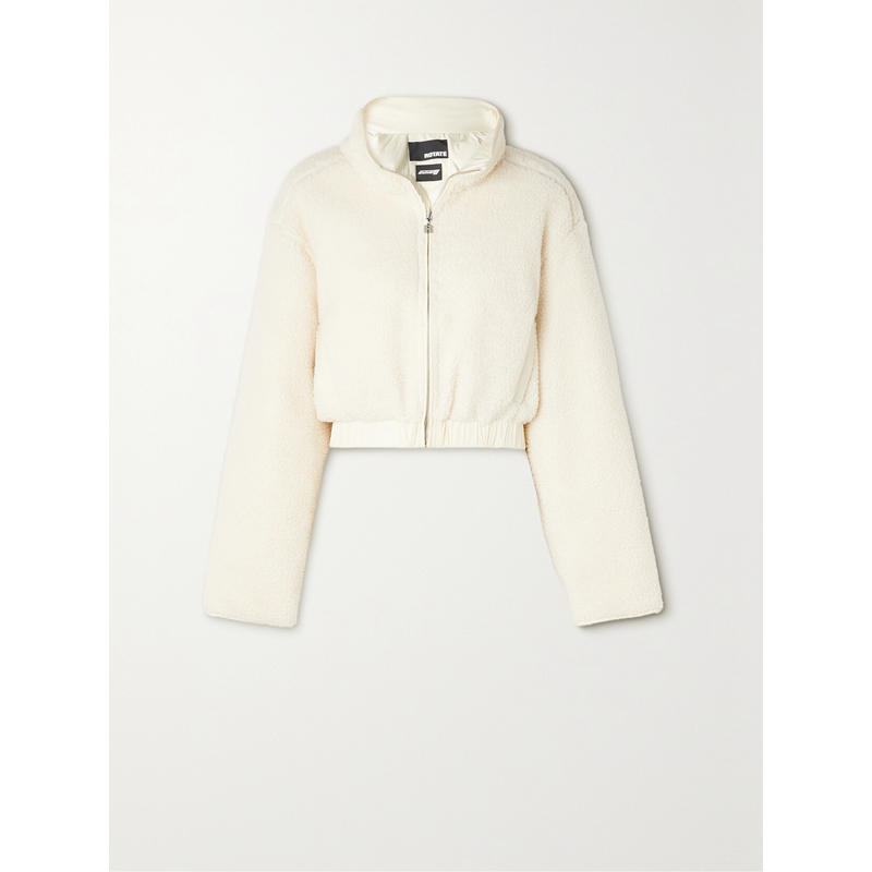 ROTATE 女士 夹克 Teddy 正反两穿人造羊毛皮再生软壳面料夹克