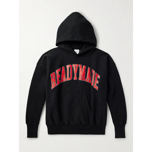 Readymade 男士 SS25 卫衣 徽标印花棉混纺针织连帽衫