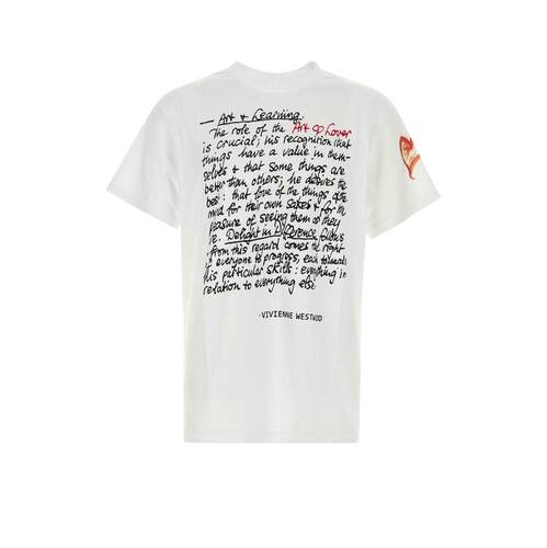 Vivienne Westwood 西太后 男士 FW26 T恤 白色棉质艺术心形