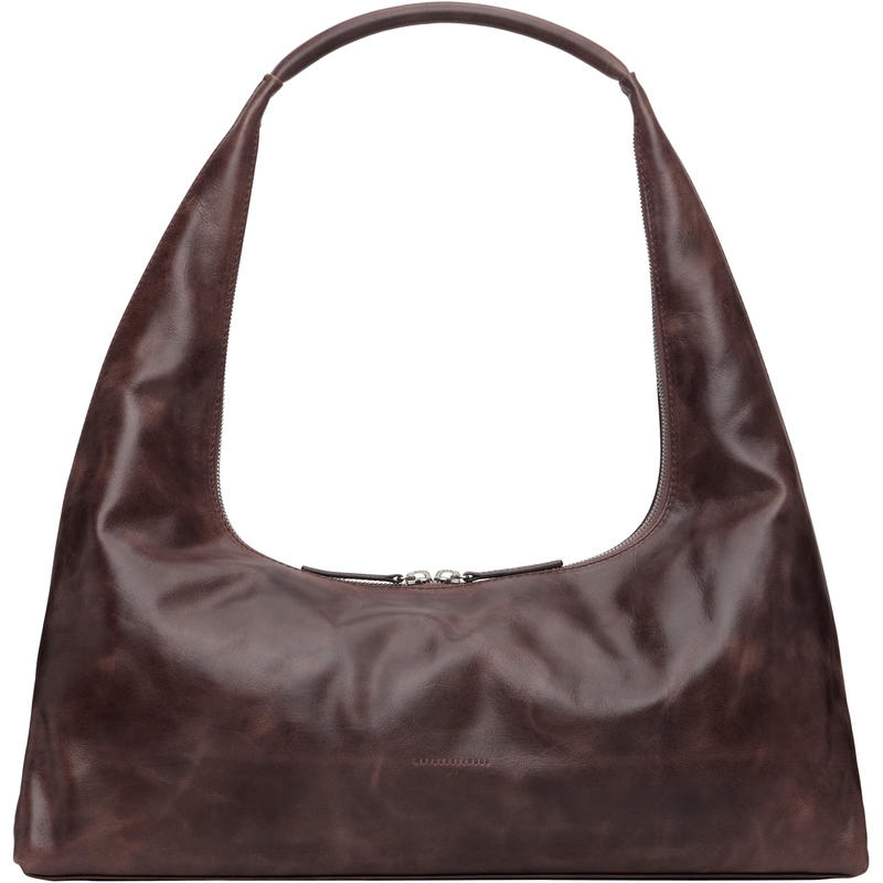 MARGESHERWOOD 女士 单肩包 酒红色大号单肩包