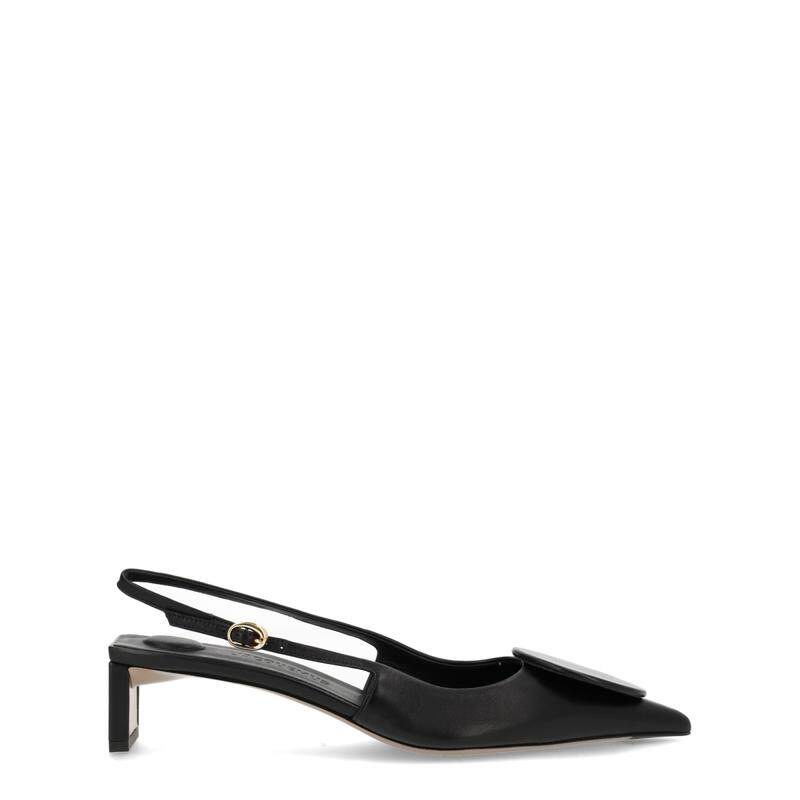 Jacquemus 雅克慕斯 女士 SS26 凉鞋 黑色羔羊皮