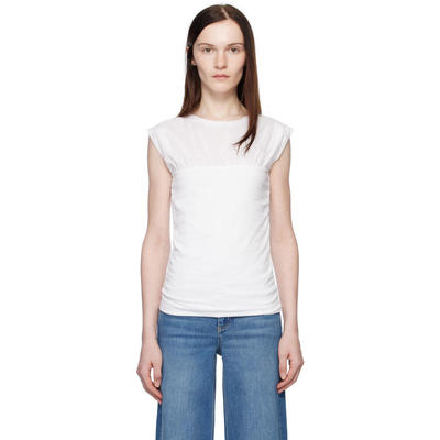Rag  Bone 瑞格布恩 女士 T恤 白色 Mica Banded 上装