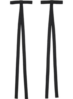 Sandy Liang 女士 发夹 两件装黑色 Recital Bows 发夹