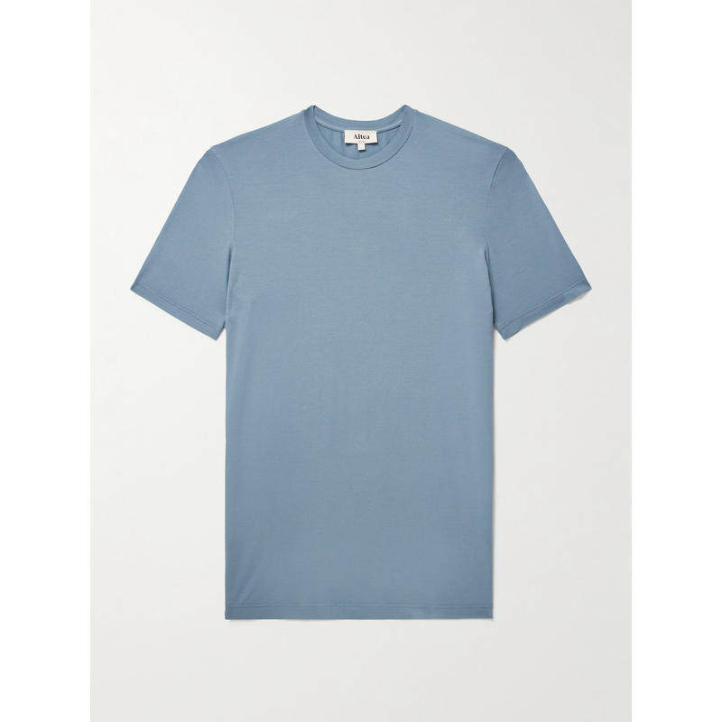 Altea Milano 男士 FW25 衬衫 Lewis 修身弹力棉质针织T恤