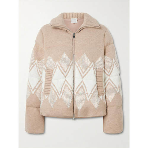 Varley 女士 SS26 夹克 Belinda 'Fair Isle' 带里衬针织