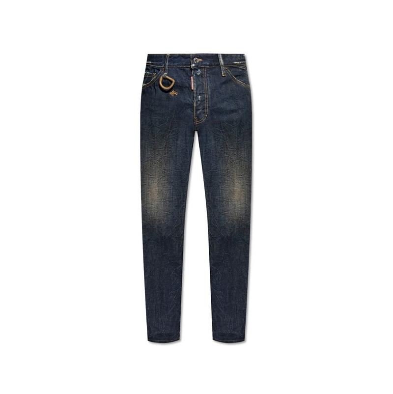 DSquared2 D二次方 男士 SS26 牛仔长裤 腰带环牛仔裤图片