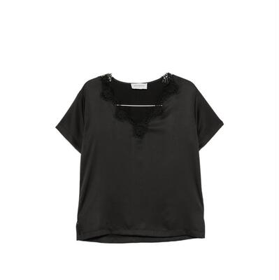 Ermanno Firenze 女士 FW26 T恤 and Polos 黑色