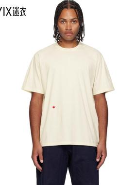 J.W. Anderson 男款灰白色 Contrast Embroidery T 恤 迷衣时尚