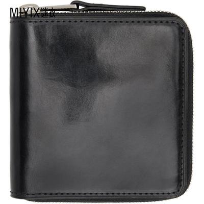 Lemaire 男款黑色 Patina Zip Compact 钱包 迷衣时尚