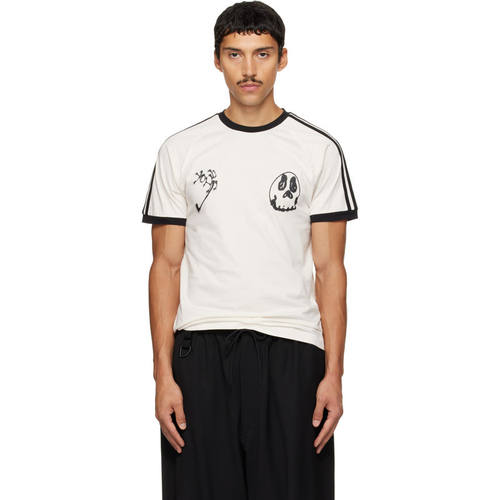 Y-3 男士 T恤 灰白色 Chito 联名 Graphic Cali
