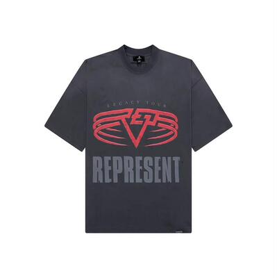 Represent 男士 FW25 T恤 LIVING LEGACY TOUR 可反穿
