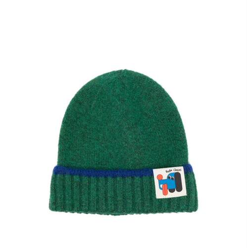 Bobo Choses 男童 FW25 毛线帽 带Logo小便帽童装
