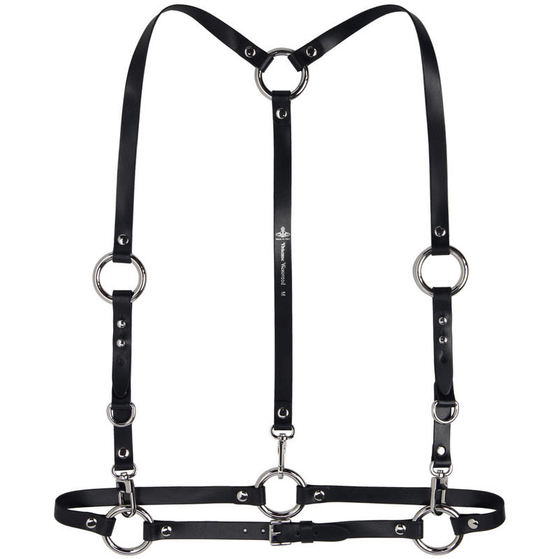 Vivienne Westwood西太后 男士 腰带 黑色 Studs Belt 背带