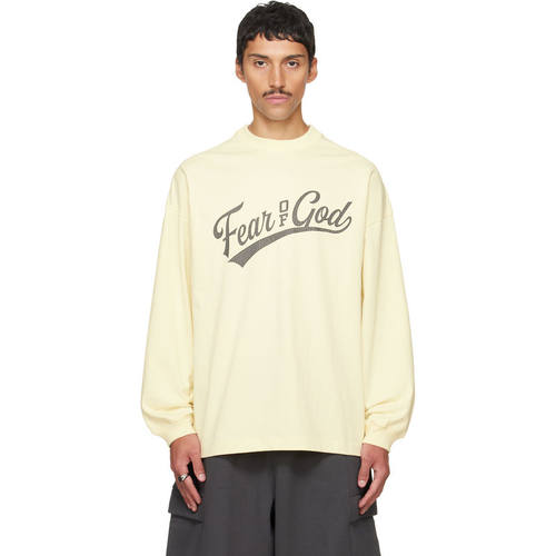 Essentials 男士 T恤 Fear of God 黄色 Merch 长袖